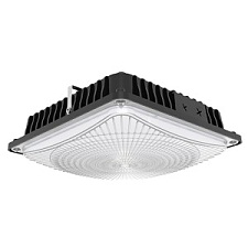 NATURALED 57/45/28W 3/4/5K 120/277V 7318LUMENS 10"CANOPY BLACK FX10SCM60SW/8CCT3/BK