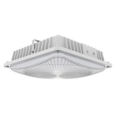 NATURALED 57/45/28W 3/4/5K 120/277V 7318LUMENS 10"CANOPY WHITE FX10SCM60SW/8CCT3/WH