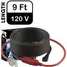 The Ouellet ORF-P009 is a 9-foot, 120V plug-in pipe heating cable