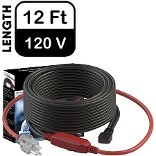 The Ouellet ORF-P012 is a 12-foot, 120V plug-in pipe heating cable