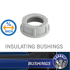BP075 Hubbell – 3/4" Plastic Conduit Bushing