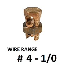 s1/0 techspan, buy techspan s1/0 electrical split bolts, techspan electrical split bolts