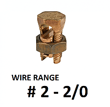 s2/0 techspan, buy techspan s2/0 electrical split bolts, techspan electrical split bolts