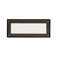 Durable Kichler 12V LED brick light in architectural bronze finish, ideal for professional-grade ...