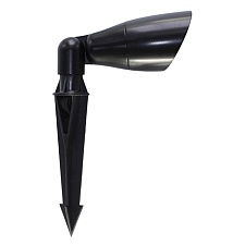 Monet spot light in black finish, used for garden uplighting, from Axite Lighting