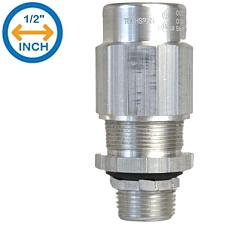 Techspan TKMC050A099 Wet Teck Connector 1/2" Threaded Hub For O/D Cable Size Between 0.71"-0.98"