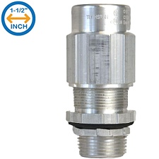 Techspan TKMC150A162 Wet Teck Connector 1-1/2" Threaded Hub For O/D Cable Size Between 1.32"-1.62...