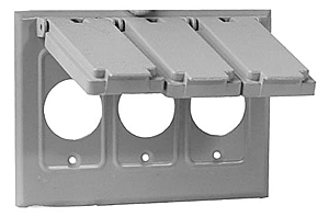 WPVP3S Global 3 GANG TOGGLE SWITCH WEATHERPROOF COVER