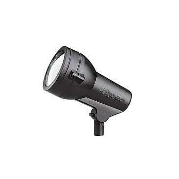 Kichler 15231BKT landscape spot light in black designed for 120V outdoor lighting systems