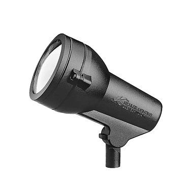 Durable Kichler 15231BKT spot light providing targeted illumination for trees, walls, and ornamen...