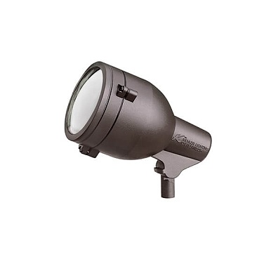 Kichler 15241AZT landscape spot light in architectural bronze for 120V outdoor lighting systems