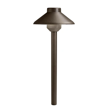 Durable Kichler 15820AZT27 12V path light designed for pathways and gardens with an AZT finish