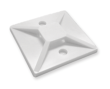 CCCD0001WH Cable Concepts CABLE TIE MOUNTING BASE 100 PER BAG WHITE