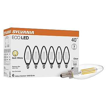 4.5W ECO LED CHANDELIER LAMP 27K (40878)