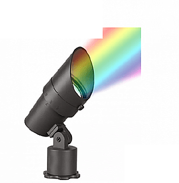 5011-CCBBR WAC MEDIUM SPOT RGB COLOR CHANGING BRONZE