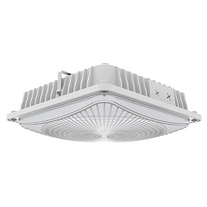 NATURALED 57/45/28W 3/4/5K 120/277V 7318LUMENS 10"CANOPY WHITE FX10SCM60SW/8CCT3/WH