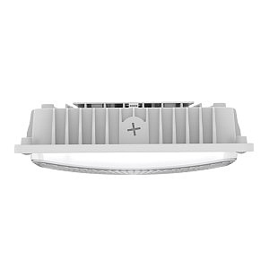 NATURALED 57/45/28W 3/4/5K 120/277V 7318LUMENS 10"CANOPY WHITE FX10SCM60SW/8CCT3/WH