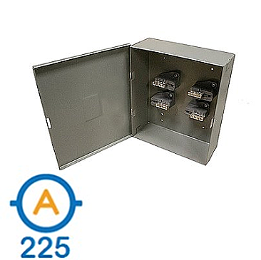 225 AMP 3 WIRE ELECTRICAL SPLITTER BOX  18" X 12" X 5"