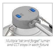 DOWNLIGHT SELECTABLE CD4/PS12/FCCT/UD