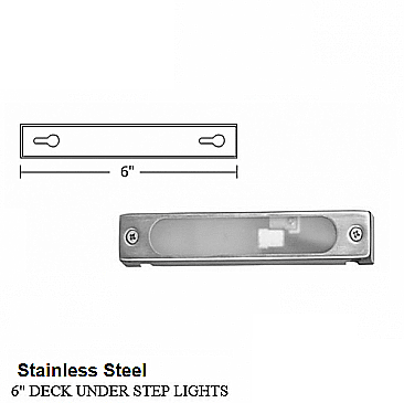 DUS060-SS Sollos DECK UNDER-STEP LIGHTS STAINLESS STEEL