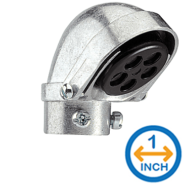 1" ENTRANCE HEAD WITH CLAMP