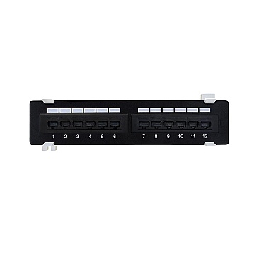 FHCD0320 Cable Concepts 12-PORT CAT5E PATCH PANEL WITH MOUNTING BRACKET