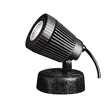 Kichler 15191BK black pond light providing stylish and efficient 12V underwater lighting for outd...