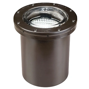 Kichler 15194AZ enclosed PAR36 in-ground uplight in architectural bronze for 12V outdoor lighting