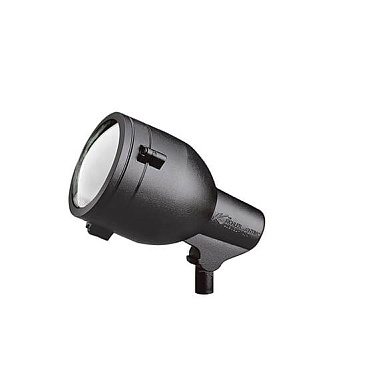 Kichler 15241BKT landscape spot light in textured black for 120V outdoor lighting system