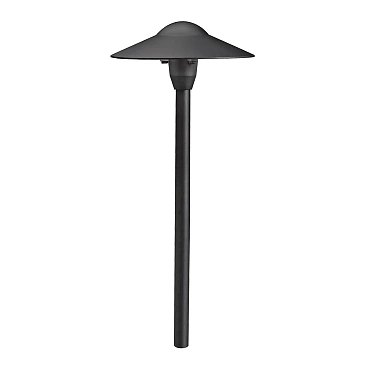 Durable Kichler 15310BKT path light offering stylish and efficient lighting for pathways and gard...