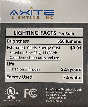 ledgu10fl3000kwh90 axite, buy axite ledgu10fl3000kwh90 led gu10 lamps, axite led gu10 lamps