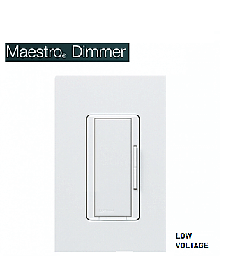 MAELV600WH Lutron MAESTRO 600W ELECTRONIC LOW VOLTAGE DIMMER WHITE