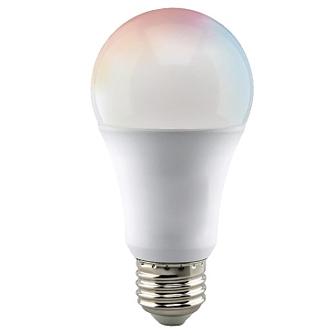 SATCO S11254 10W A19 WiFi Smart LED Color-Changing Light Bulb