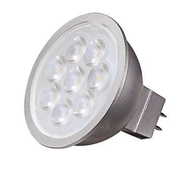 SATCO S9498 6.5W 12V 4000K MR16 GU5.3 Base Dimmable LED Cool White