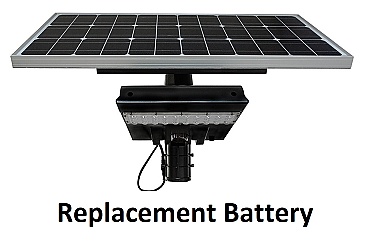 SL-SAL-HYB-30W-BAT Solera REPLACEMENT BATTERY FOR 30W HYBRID AND ADJUSTABLE PANEL AREA LIGHTS