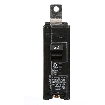 Siemens B120 20 Amp 120V 1-Pole Circuit Breaker