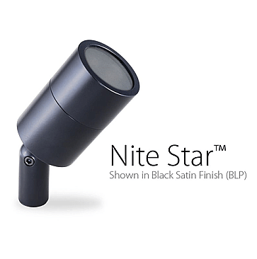 NS-MR-0-BLP-9 BK Lighting NITE STAR BLACK + FLUSH CAP