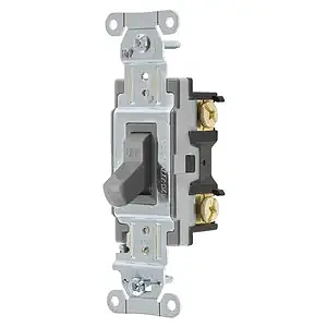 CS115GY HUBBELL - Spec Grade 15A Toggle Switch
