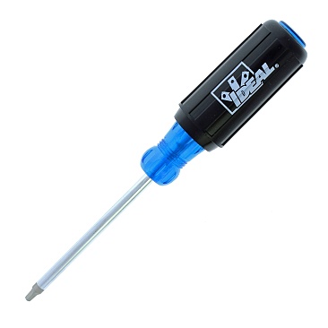 IDEAL 35-693 Robertson Recess Tip Screwdriver (#2 x 4") offers a hardened steel tip for durabilit...