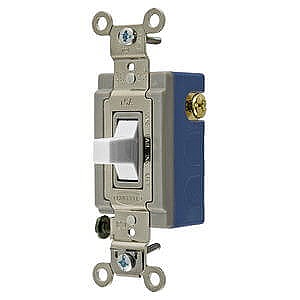 HBL1556W Hubbell 1P DOUBLE THROW 15A 120-277V MOMENTARY SWITCH