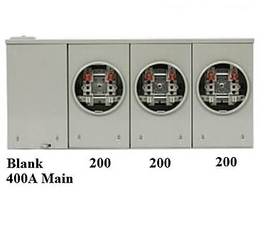 HC43RBC Hydel HC43RBC 400AMP (BLANK-200-200-200)