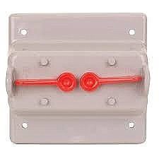 RVSC20-2 Royal PVC TOGGLE COVER RED LEVER 2 GANG