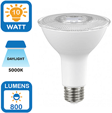 LED10PAR30L/OD/80L/FL/950 NaturaLED 10W LED PAR30LN LAMP 5K DIMMABLE (5929)