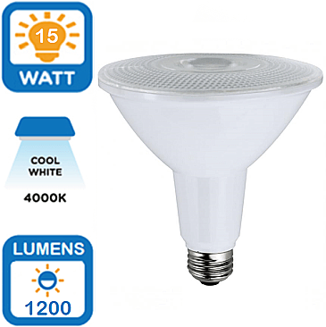 LED15PAR38/OD/120L/FL/940 NaturaLED 15W PAR38 LAMP 4K DIMMABLE (5998)