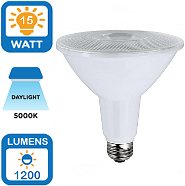 LED15PAR38/OD/120L/FL/950 NaturaLED 15W PAR38 LAMP 5K DIMMABLE (5931)