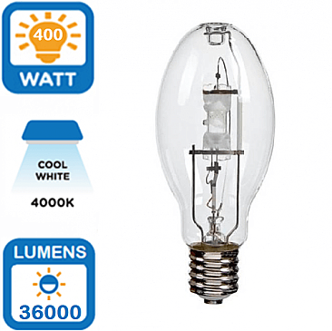 400W METAL HALIDE REDUCED SIZE CLEAR
