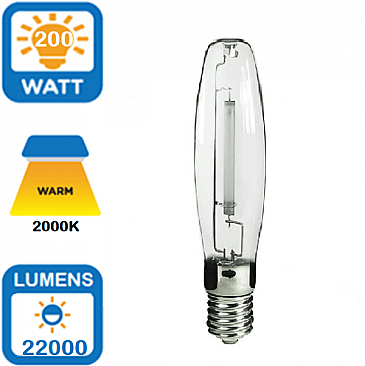 LU200/ET18/ECO Plusrite 200W HPS LAMP (2049)