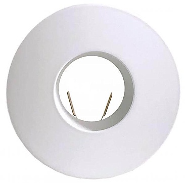 TL3537W Axite 3-1/2" WHITE PIN HOLE TRIM WITH 2" OPENING