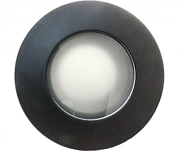 TL358B/B Axite 3-1/2" BLACK SHOWER TRIM FROSTED LENS