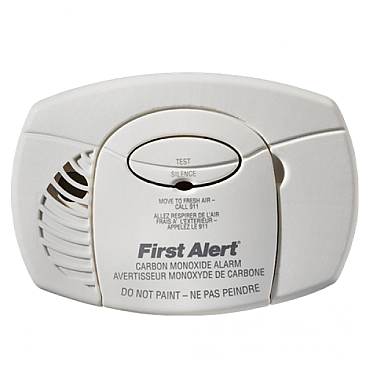 CO400A BRK WALL MOUNT CO DETECTOR, 9V BATTERY ONLY